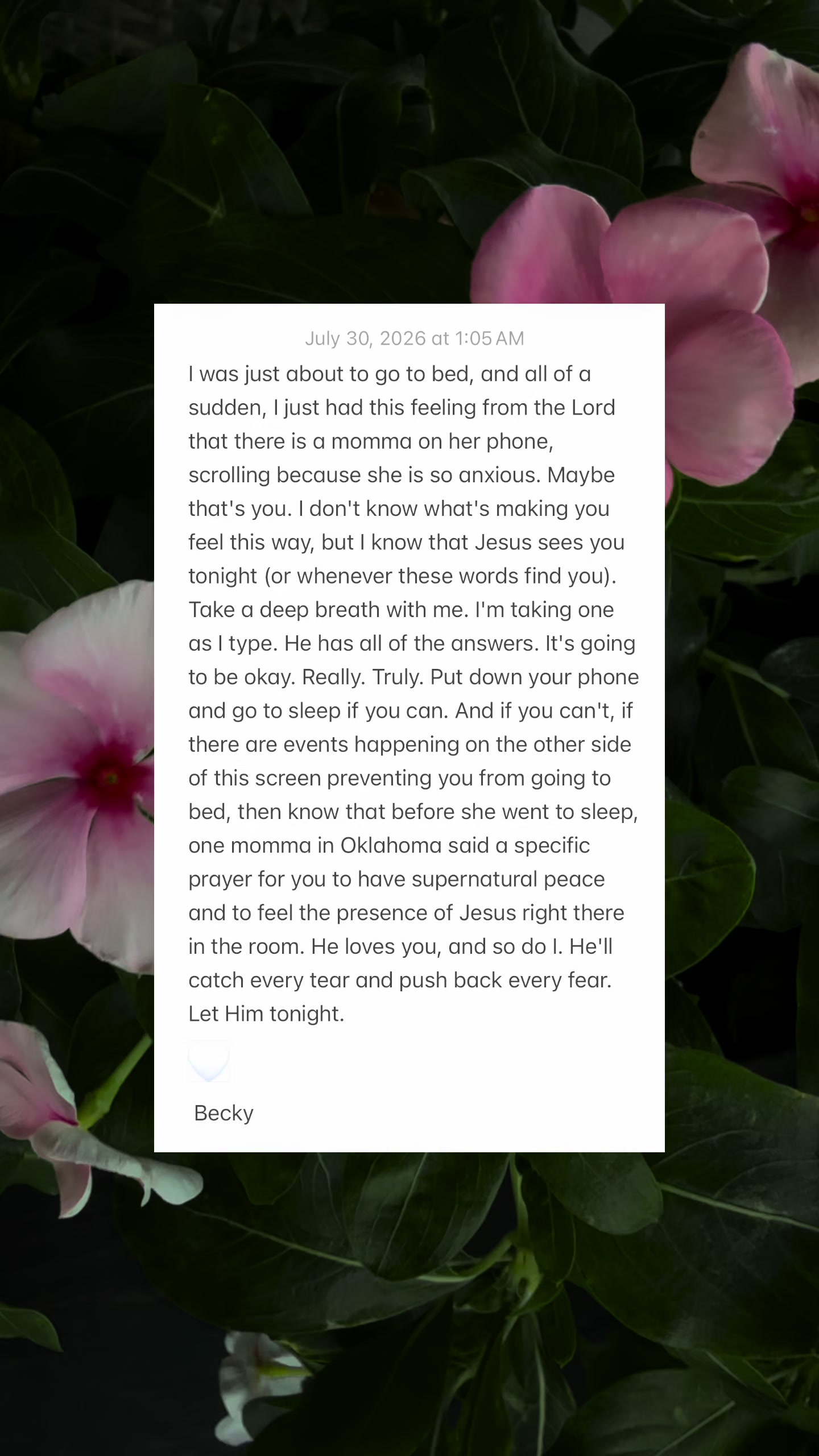 @Midnight Mom Devotional