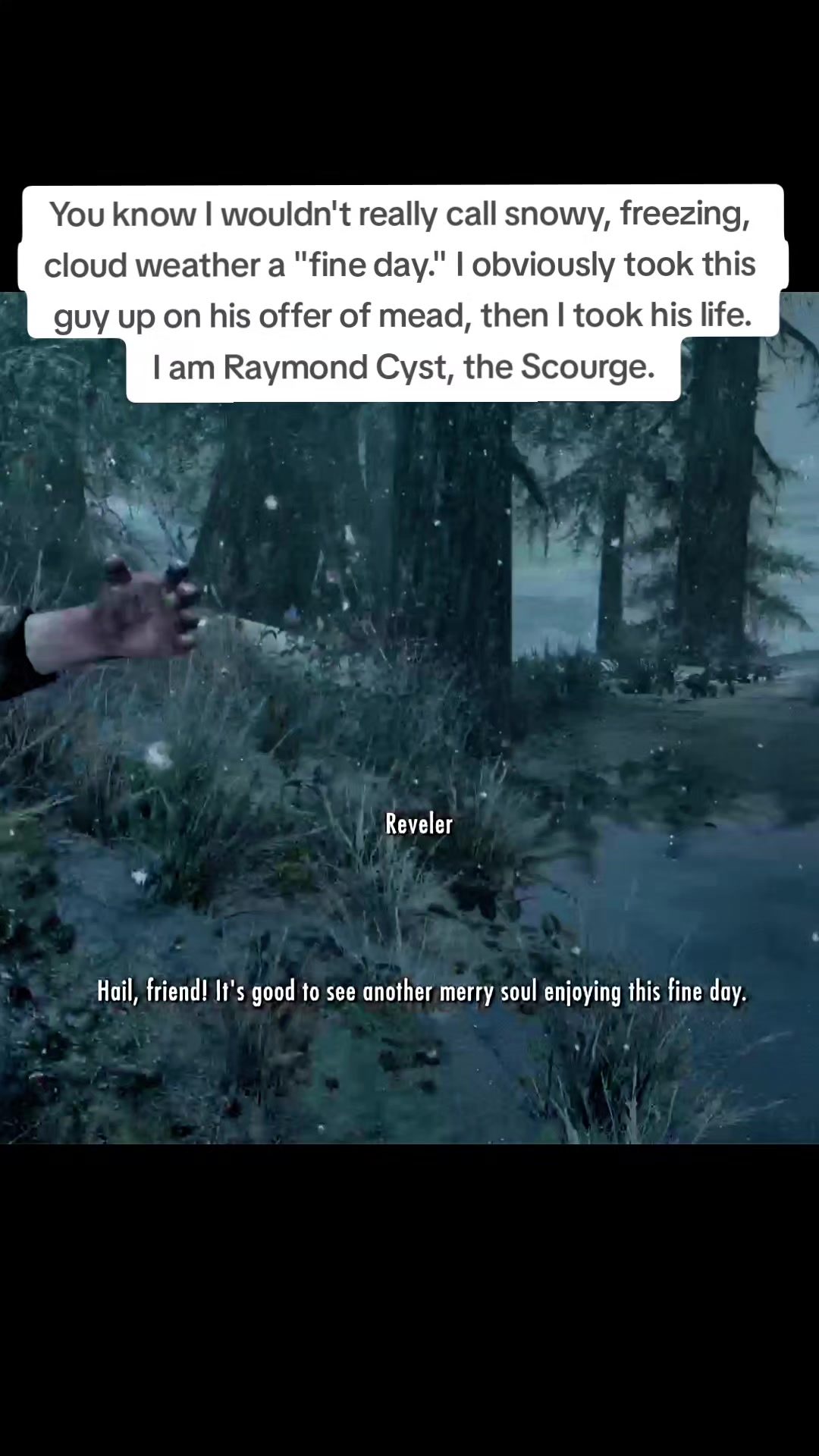 @Raymond Cyst, the Scourge