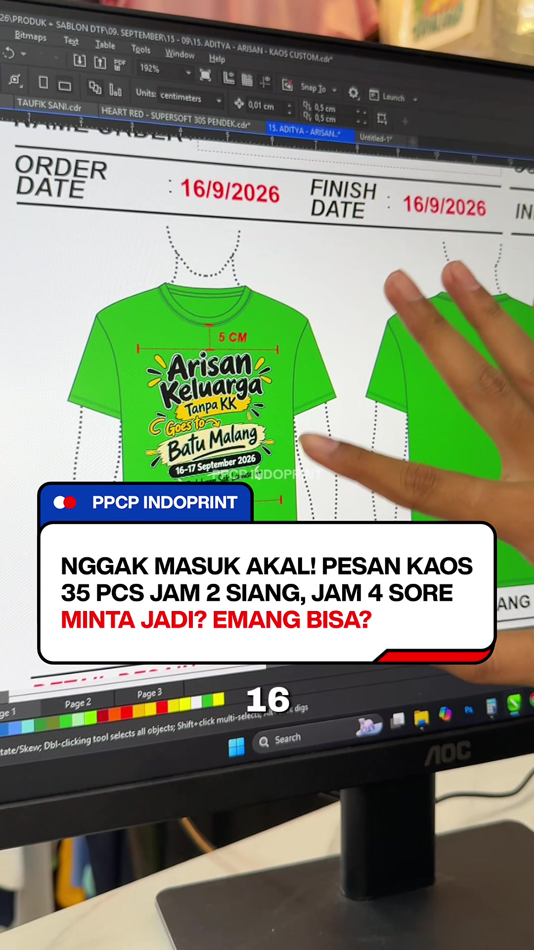 @PPCP Indoprint KAOS SABLON