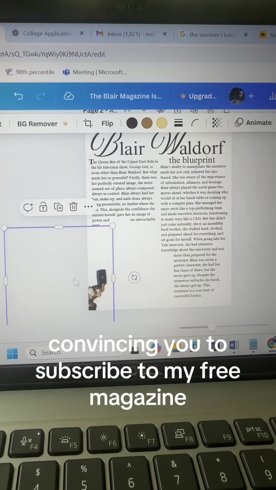 @The Blair Magazine 💫