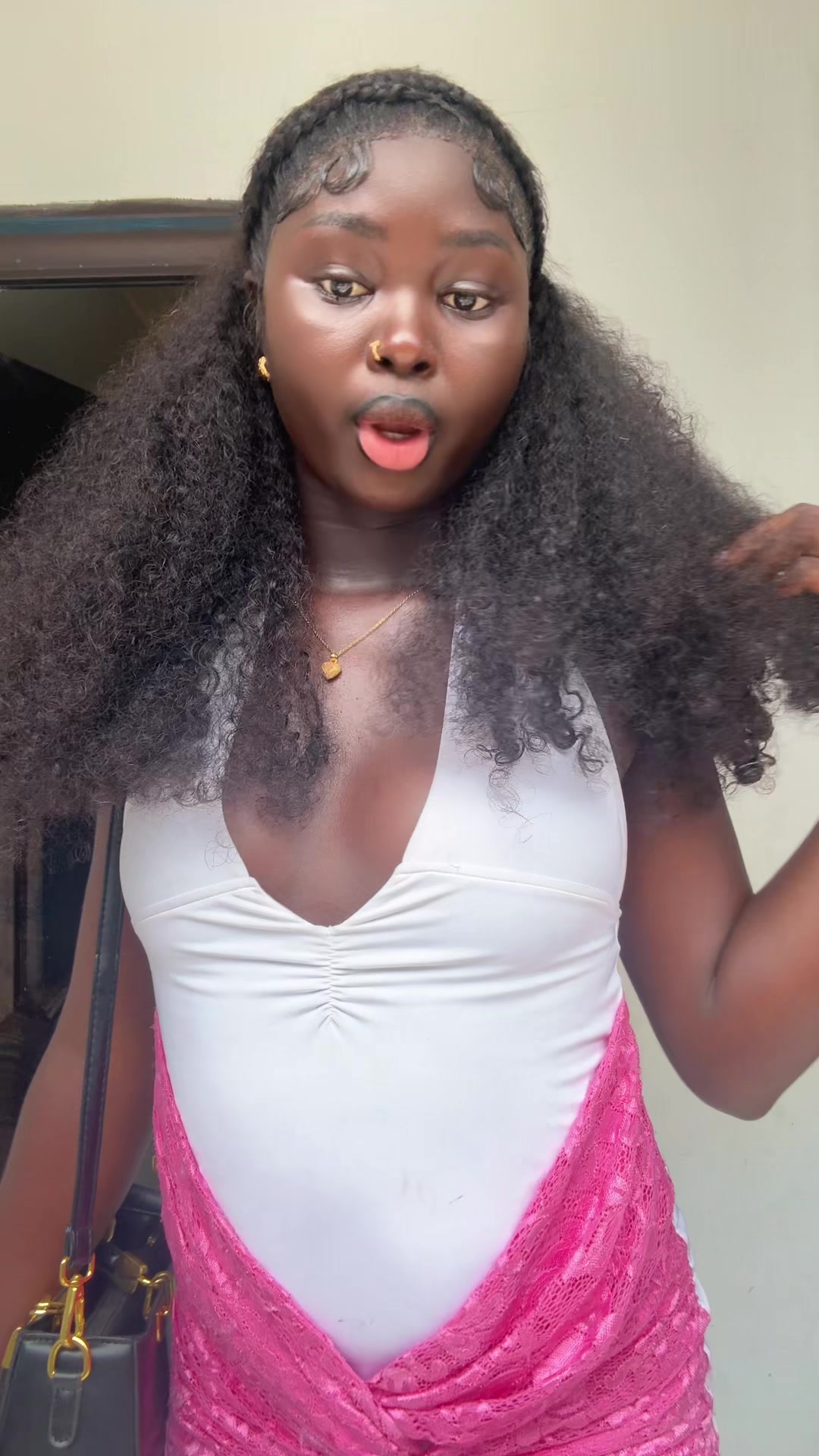 @Pink lip vendor in Warri ๐๐