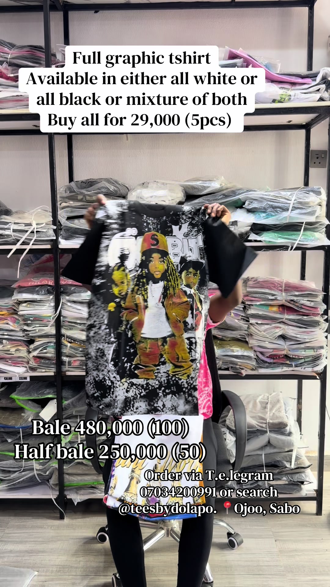 @TEES VENDOR IN IBADAN