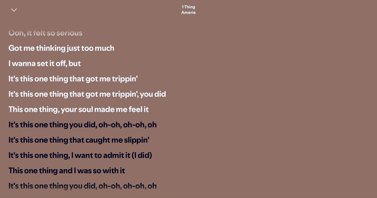 @Spotify Song Lyrics
