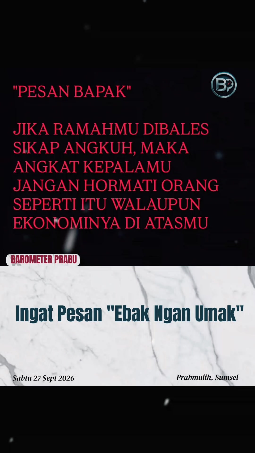 @BAROMETER PRABU