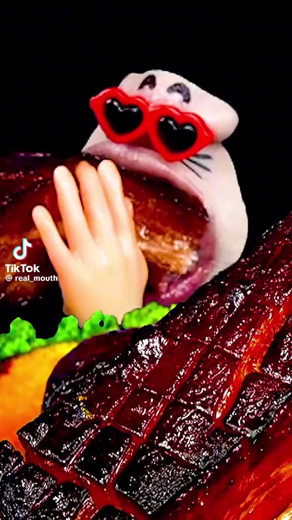 @real mouth asmr mukbang