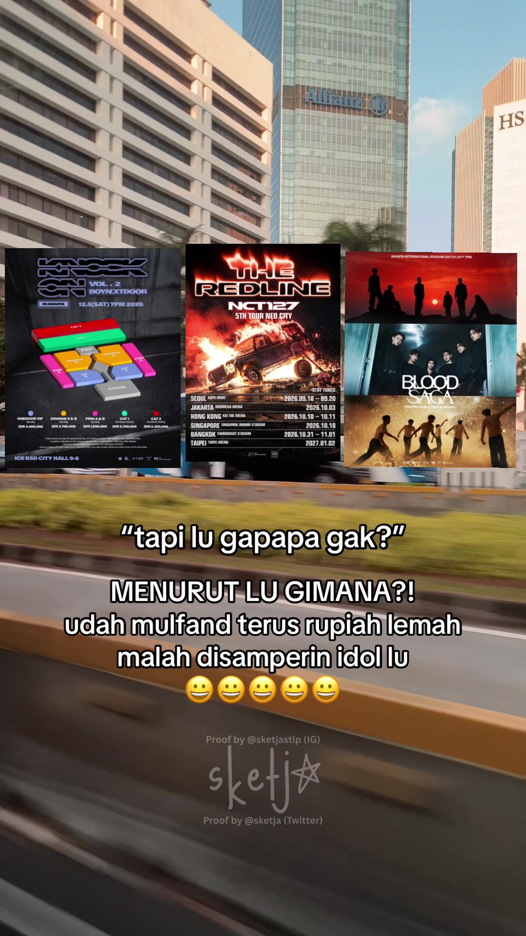 @jastip tiket konser handcarry