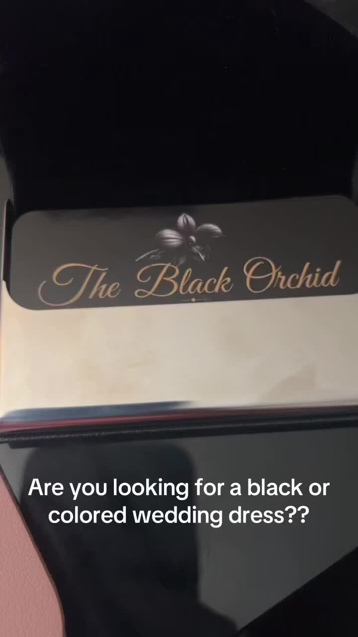 @The Black Orchid Bridal Boutiq