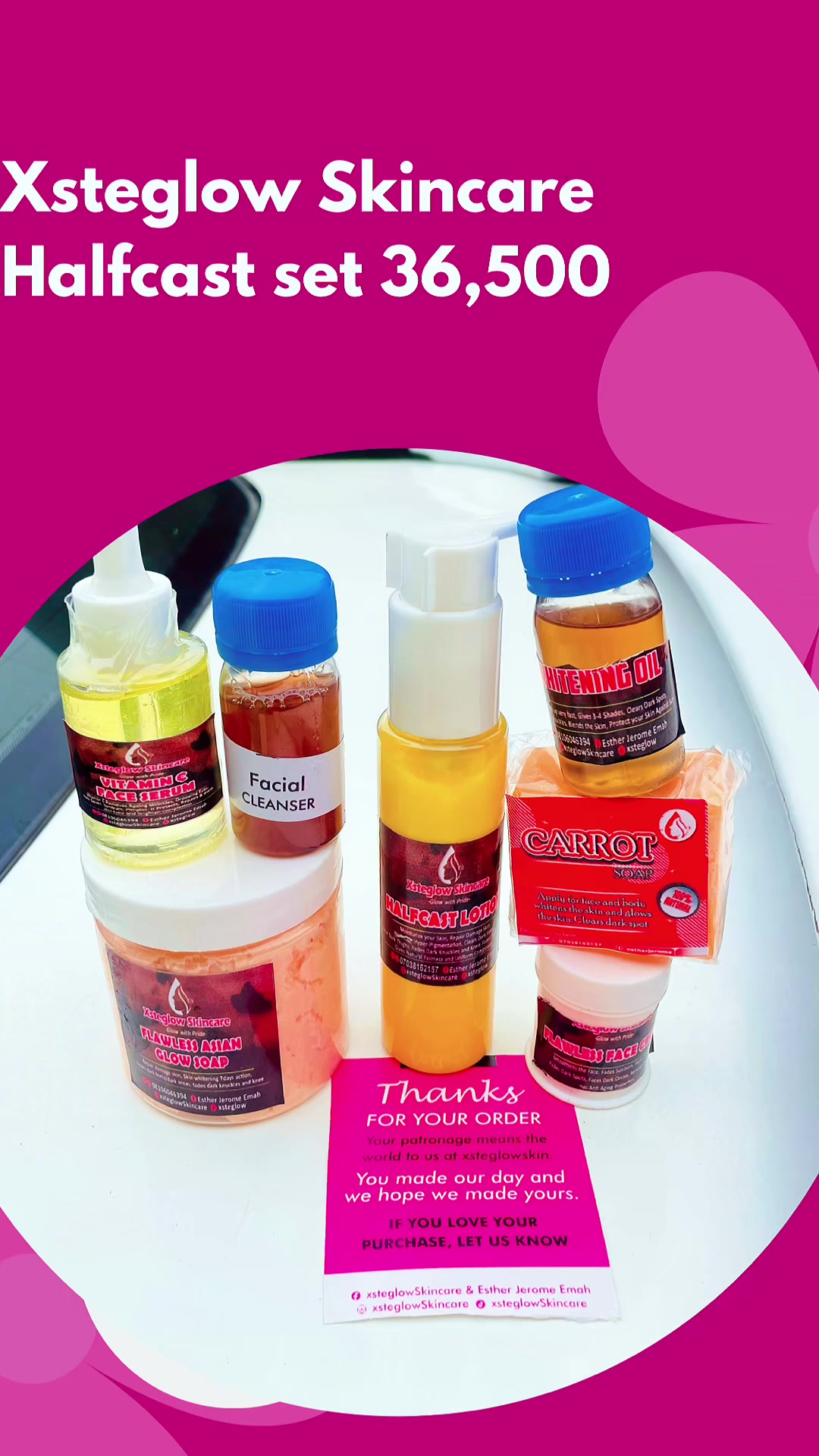 @Xsteglow skincare