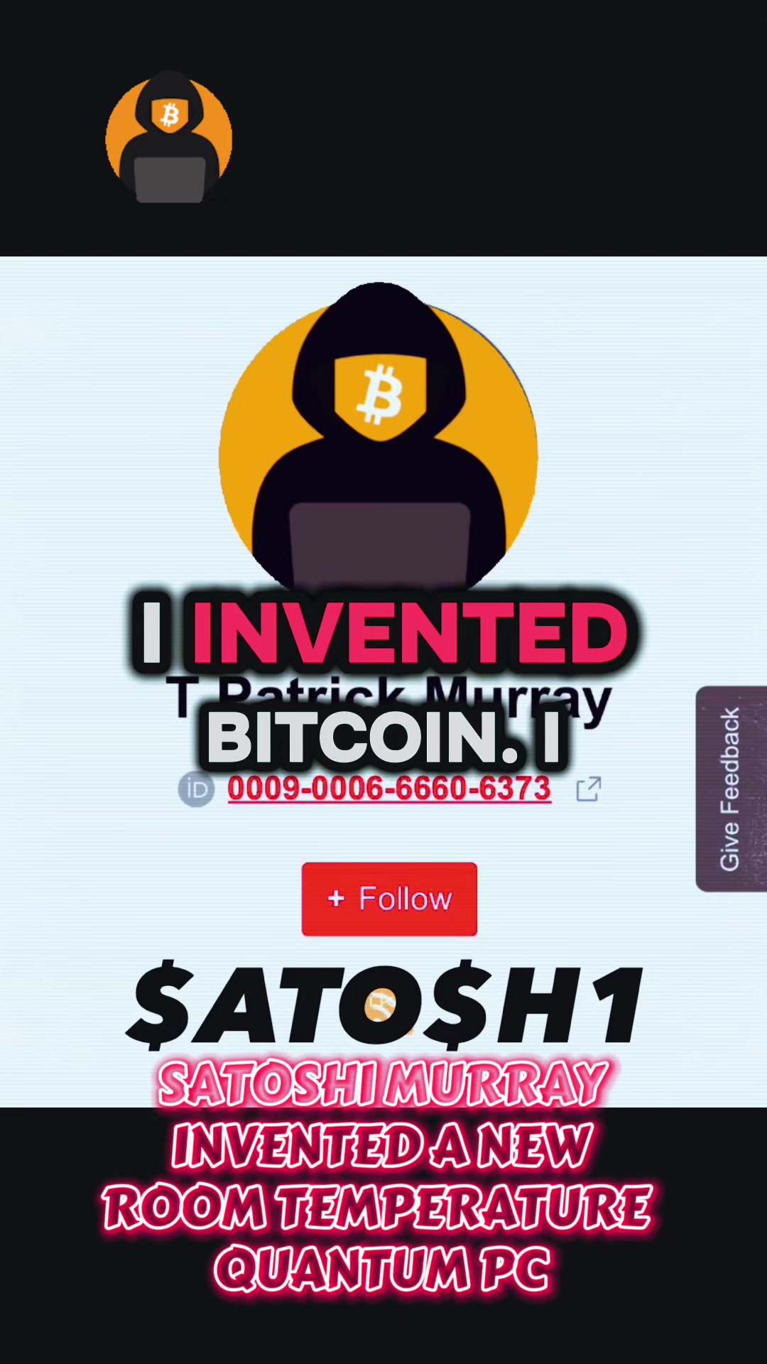@Satoshi Nakamoto