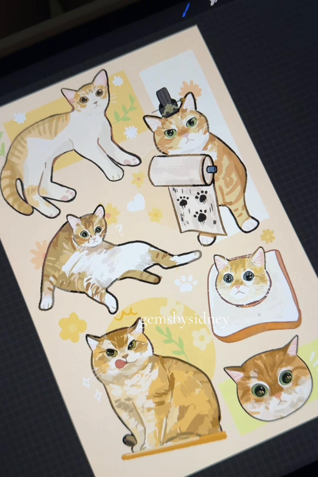 @sidney 🌸 cat art 🐾