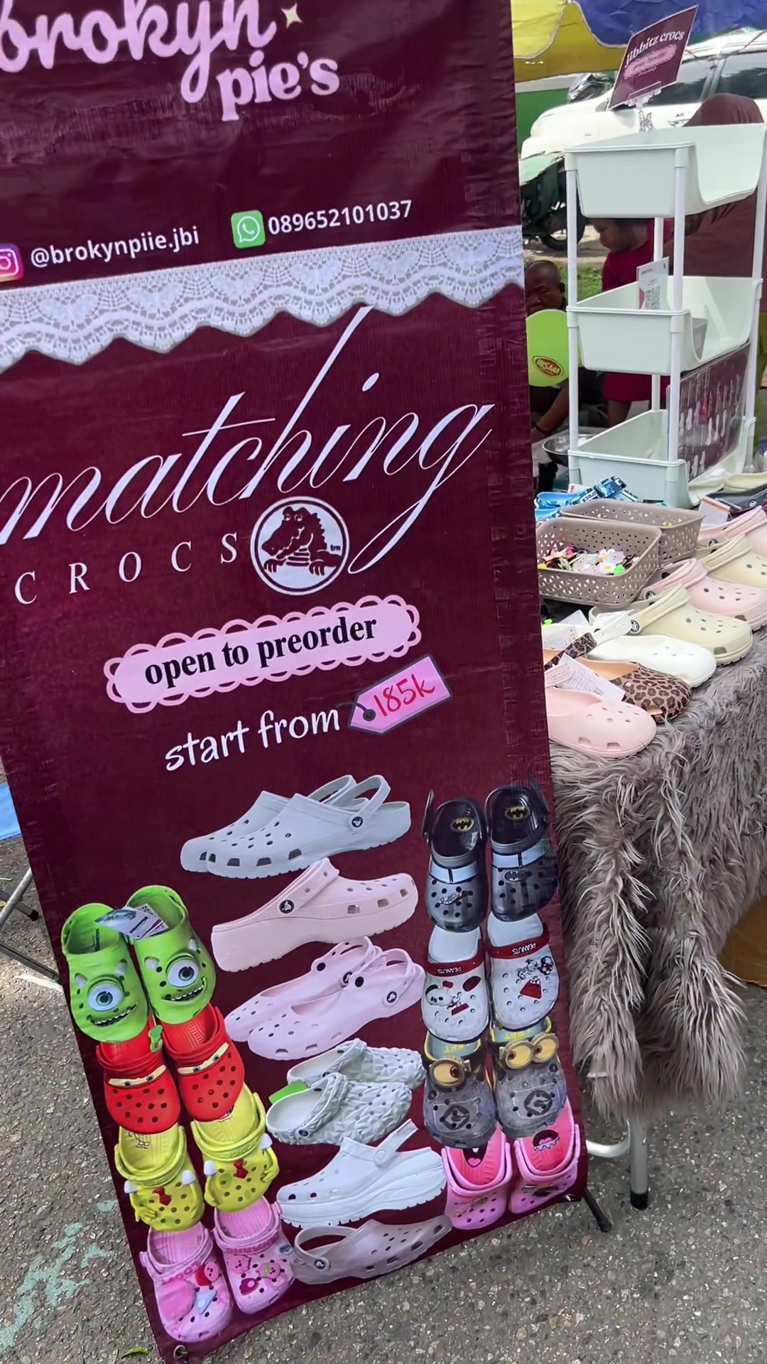 @matching crocs!