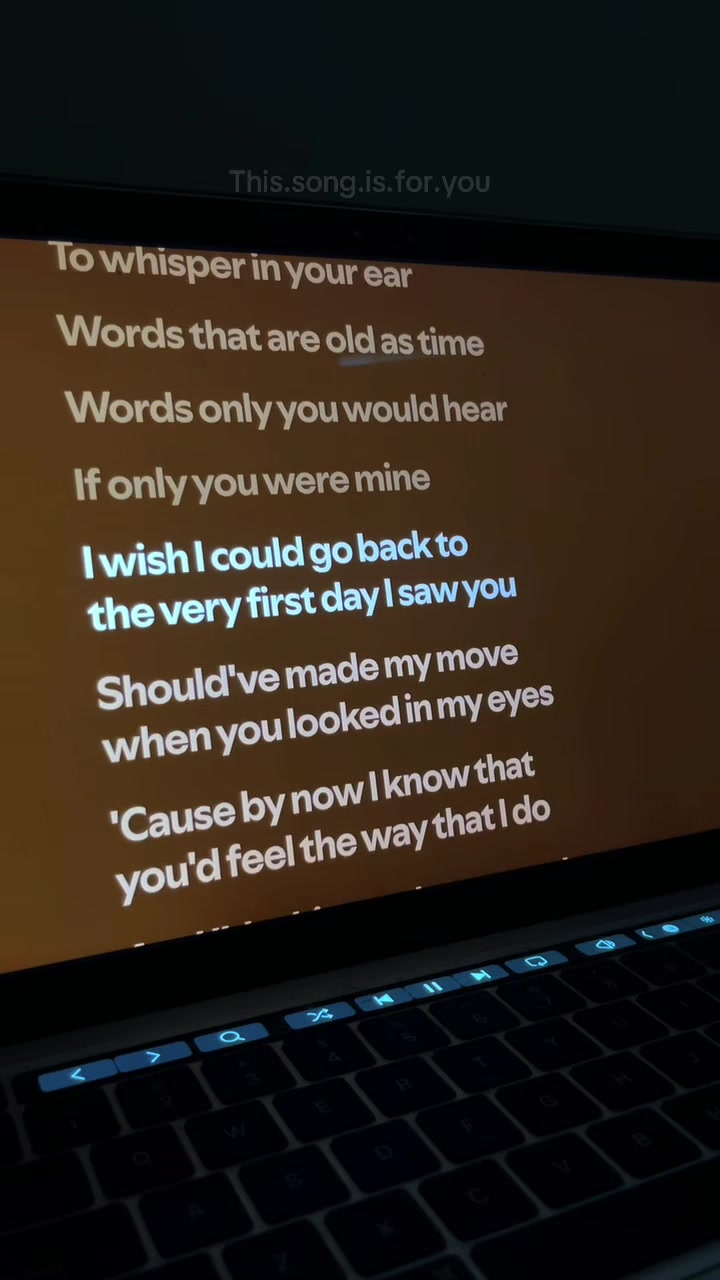 @this song is for you