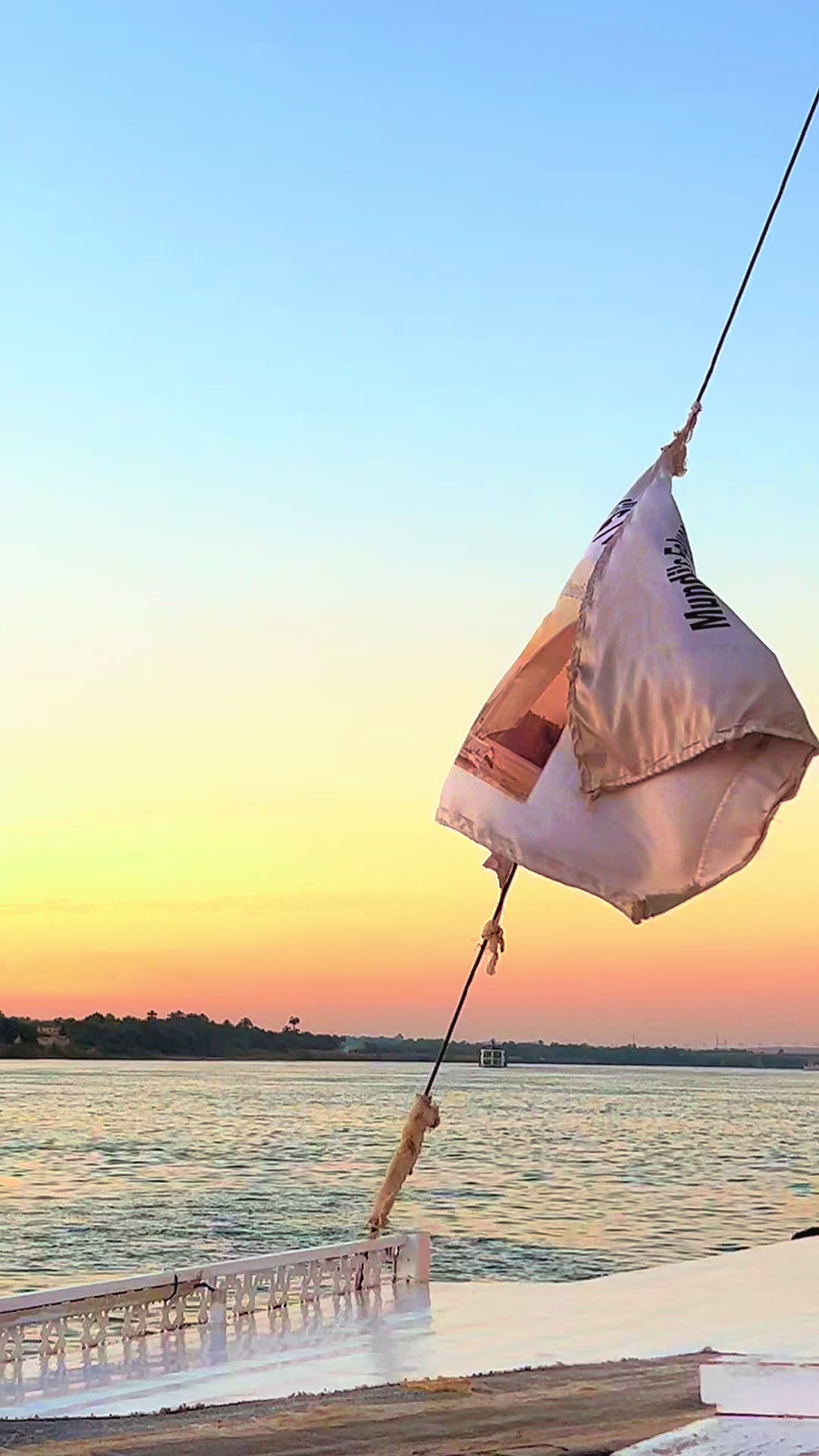 @Felucca on the Nile in Egypt,