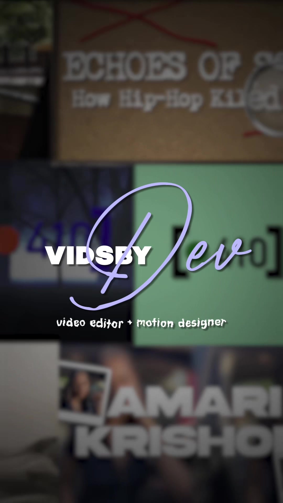 @devon nicolle | video editor