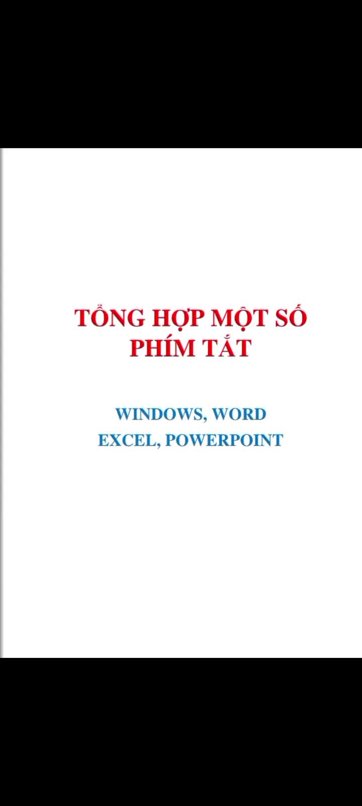 @TIN HỌC VĂN PHÒNG, THPT