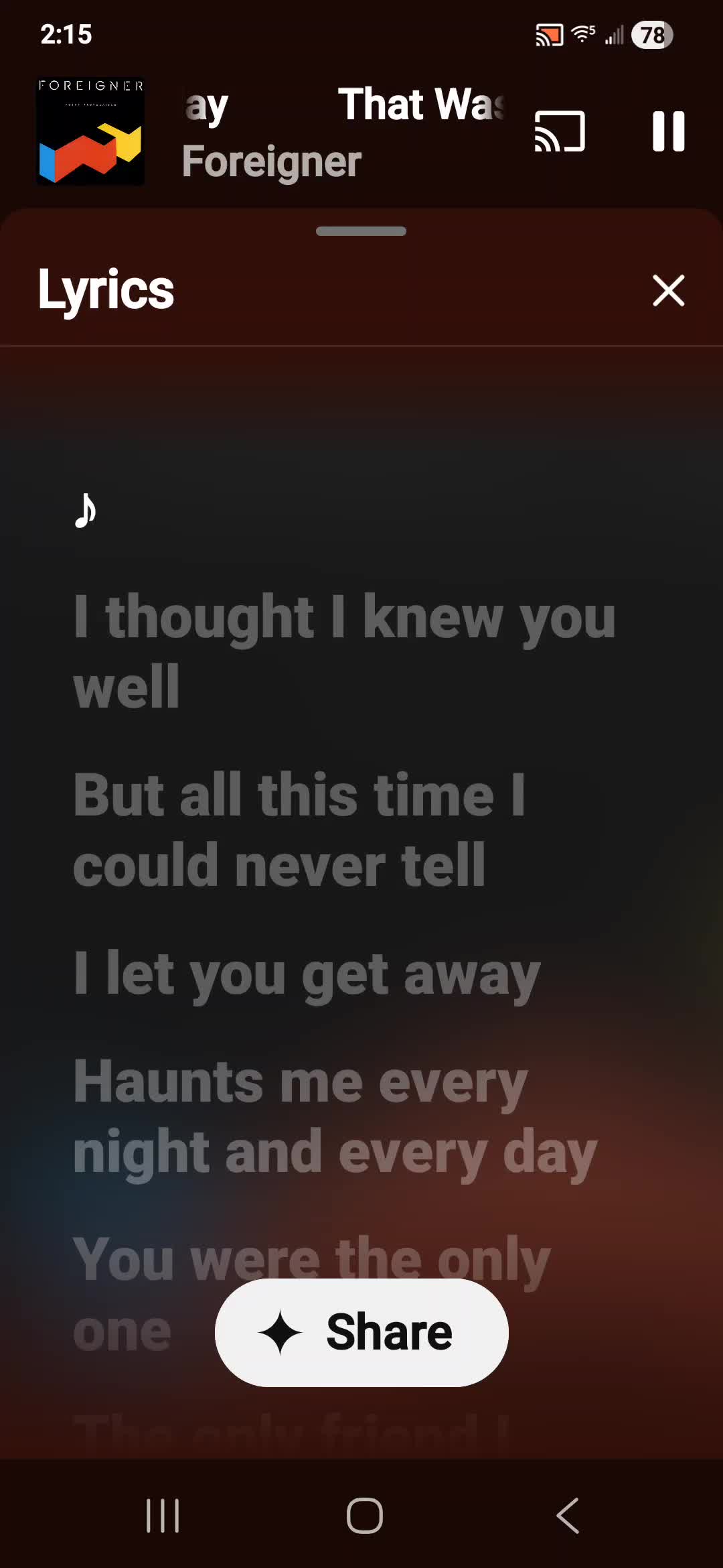 @Tom Walker The Music Man