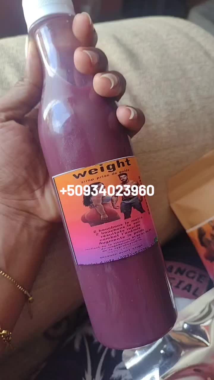 @sirop prise de poids weight
