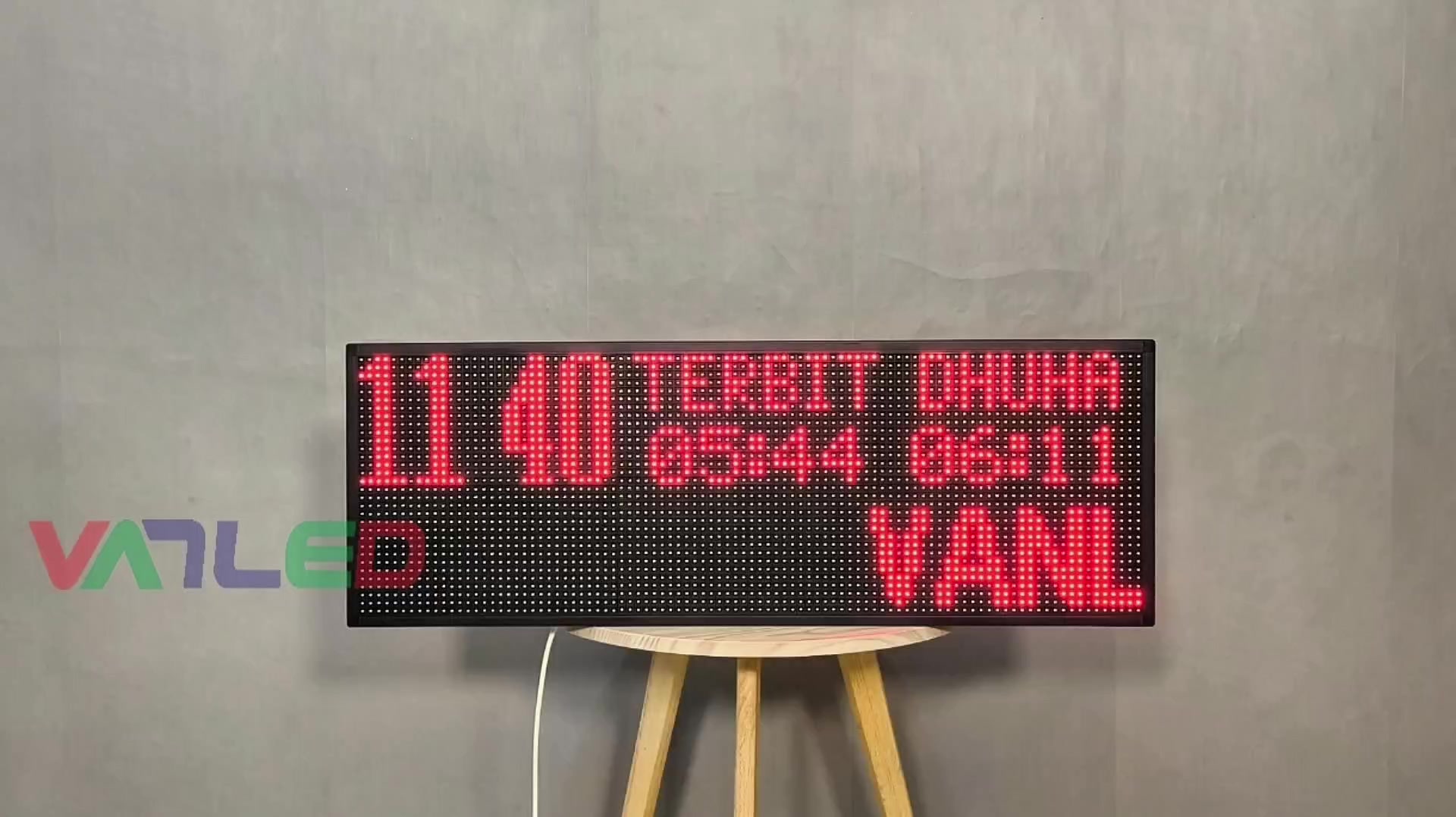 @vanled running text