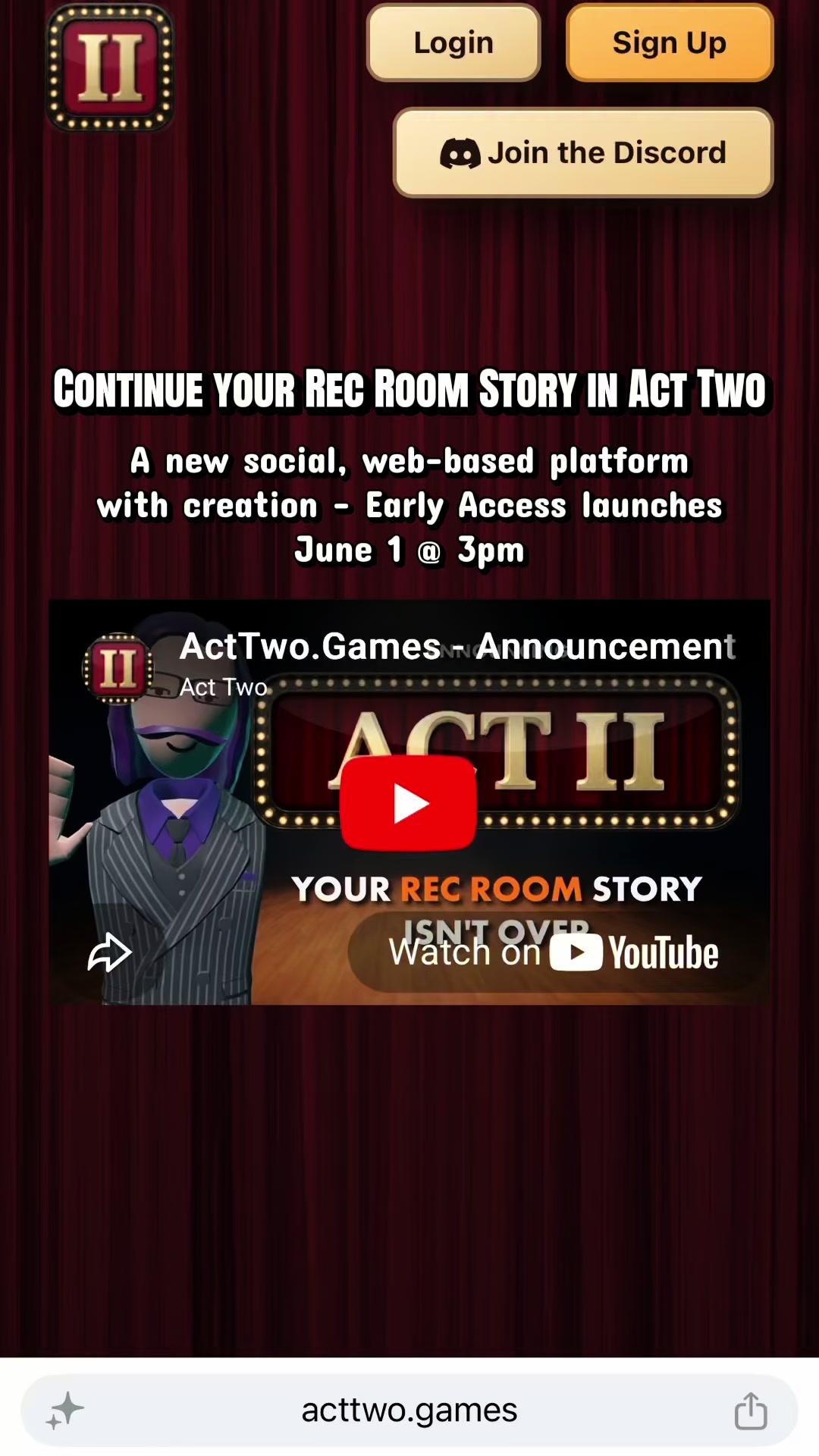 @Meagan | Act Two & Rec Room