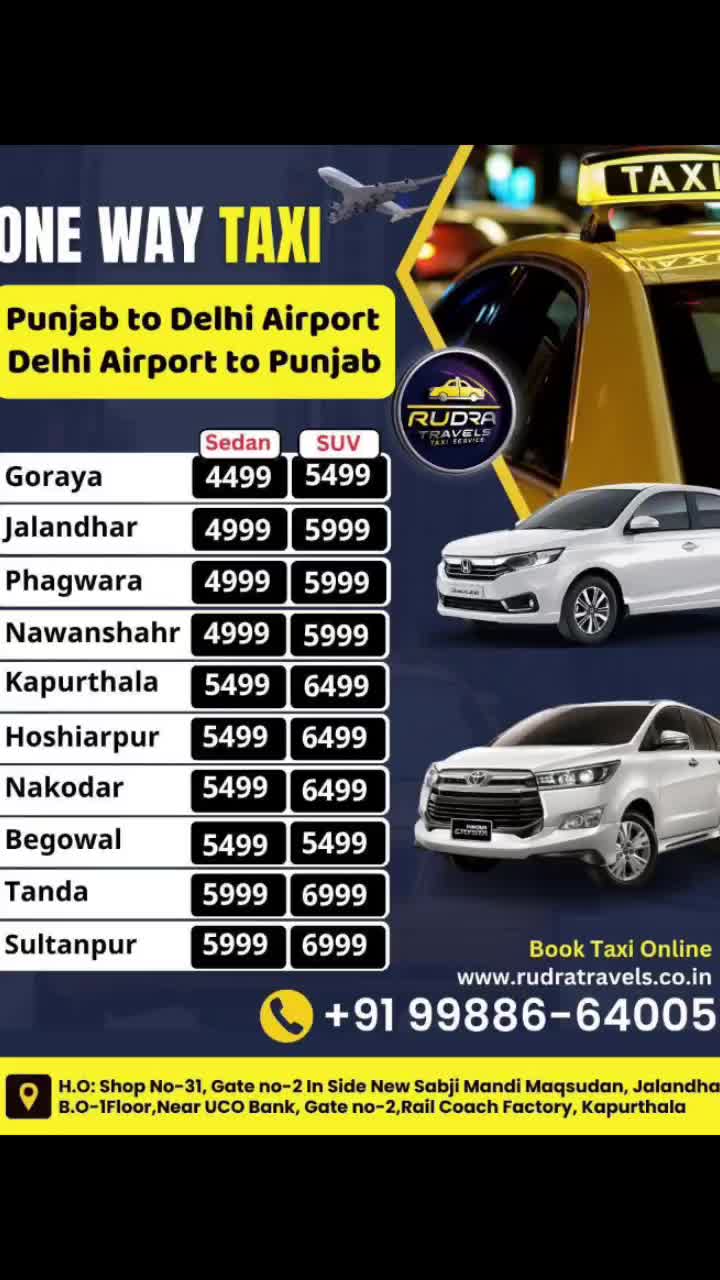 @One Way Taxi Airport