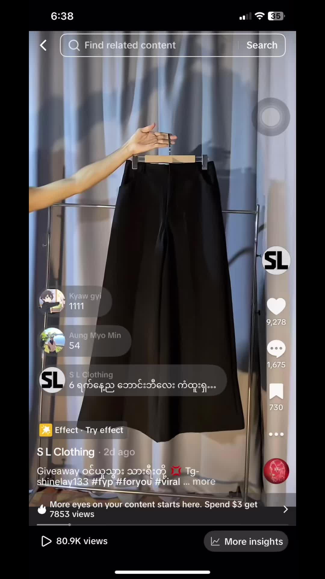 @S L Clothing
