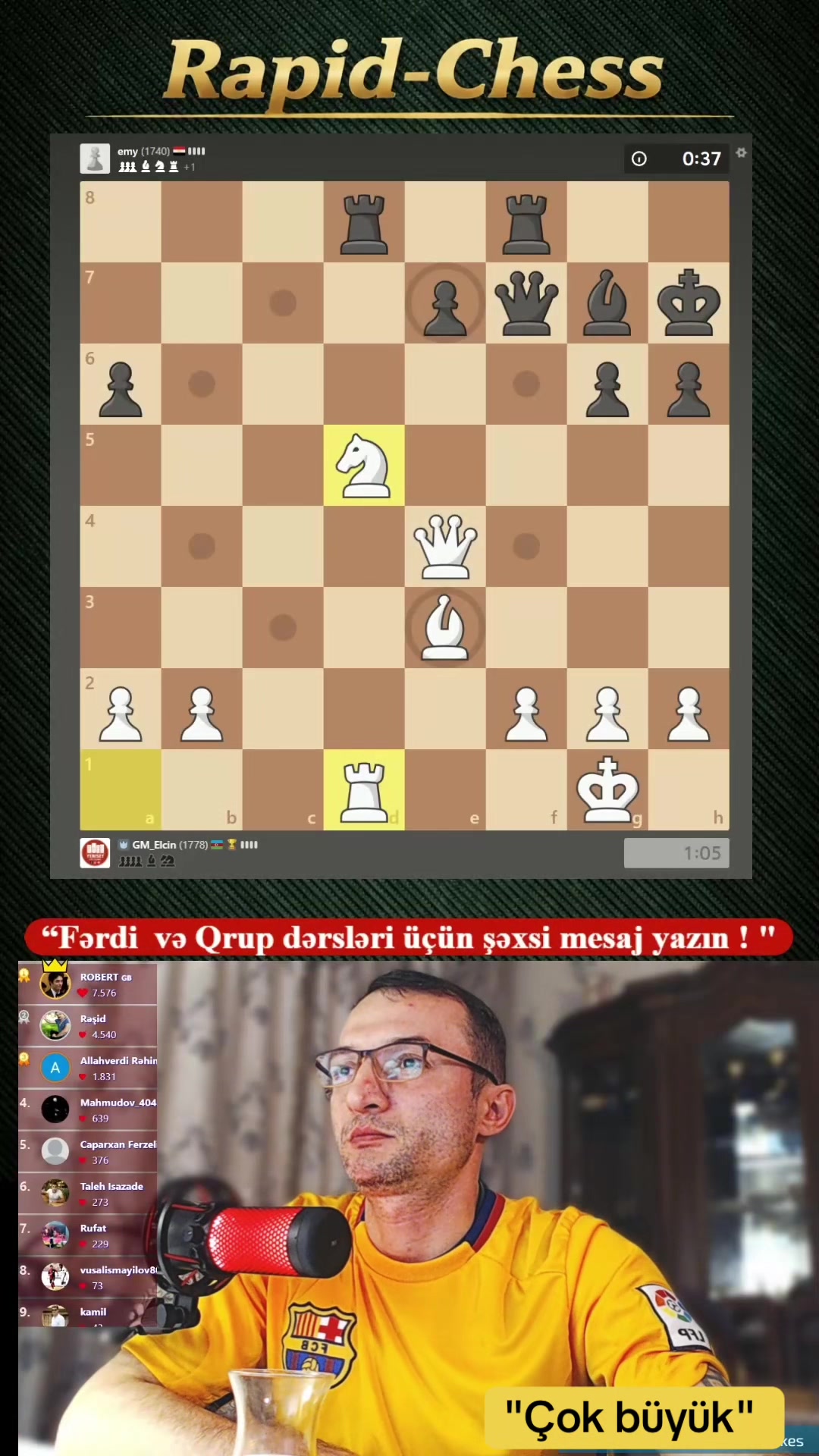 @𝐸𝓁𝒸𝒾𝓃 𝒴𝑒𝓃𝒾𝓈𝑒𝓎 ✅♟️