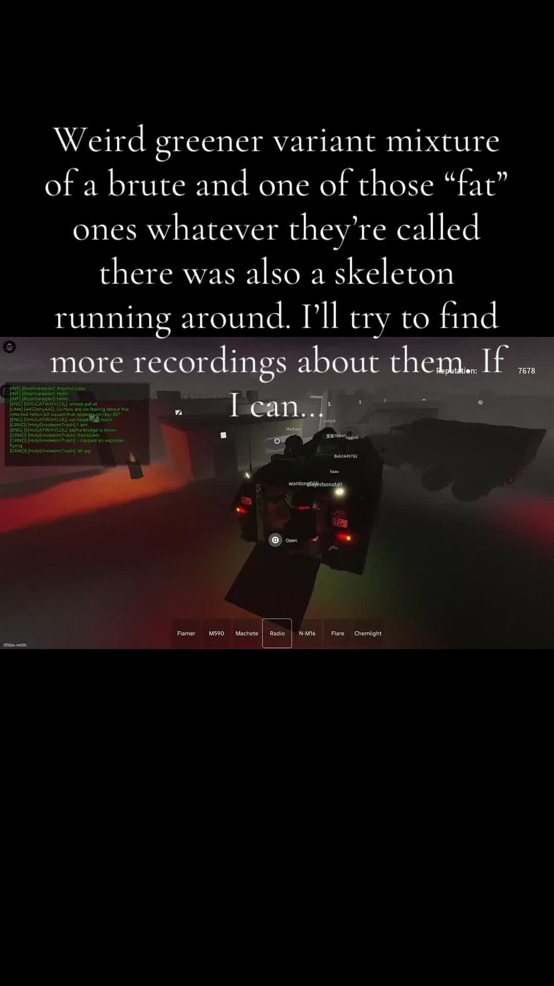 @CBRN sergeant Mike • Enemies