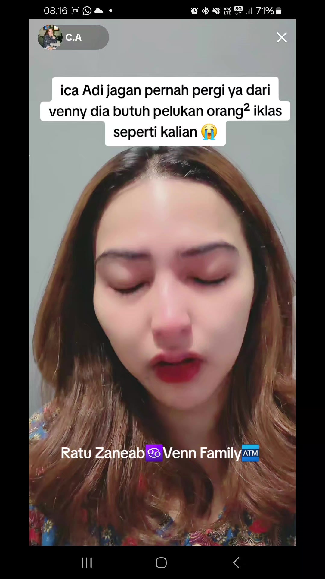 @Ratu Zaneab♋️Venn Family🏧