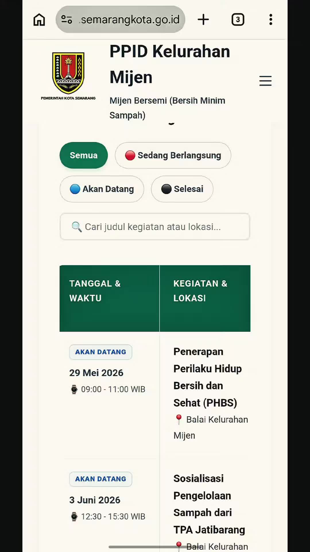 @Kelurahan Mijen