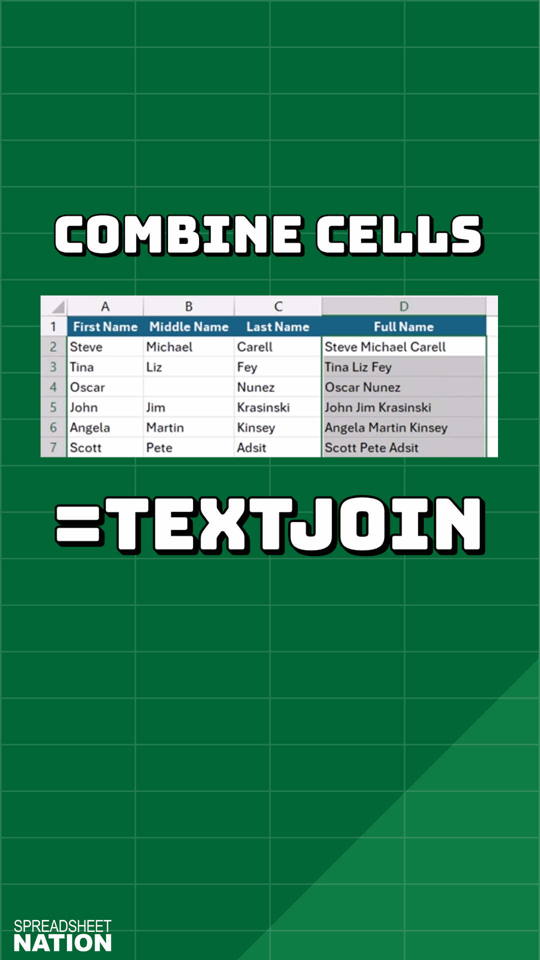 @Spreadsheet Nation