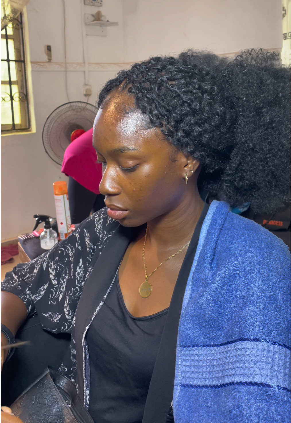 @Natural hair salon in Benin
