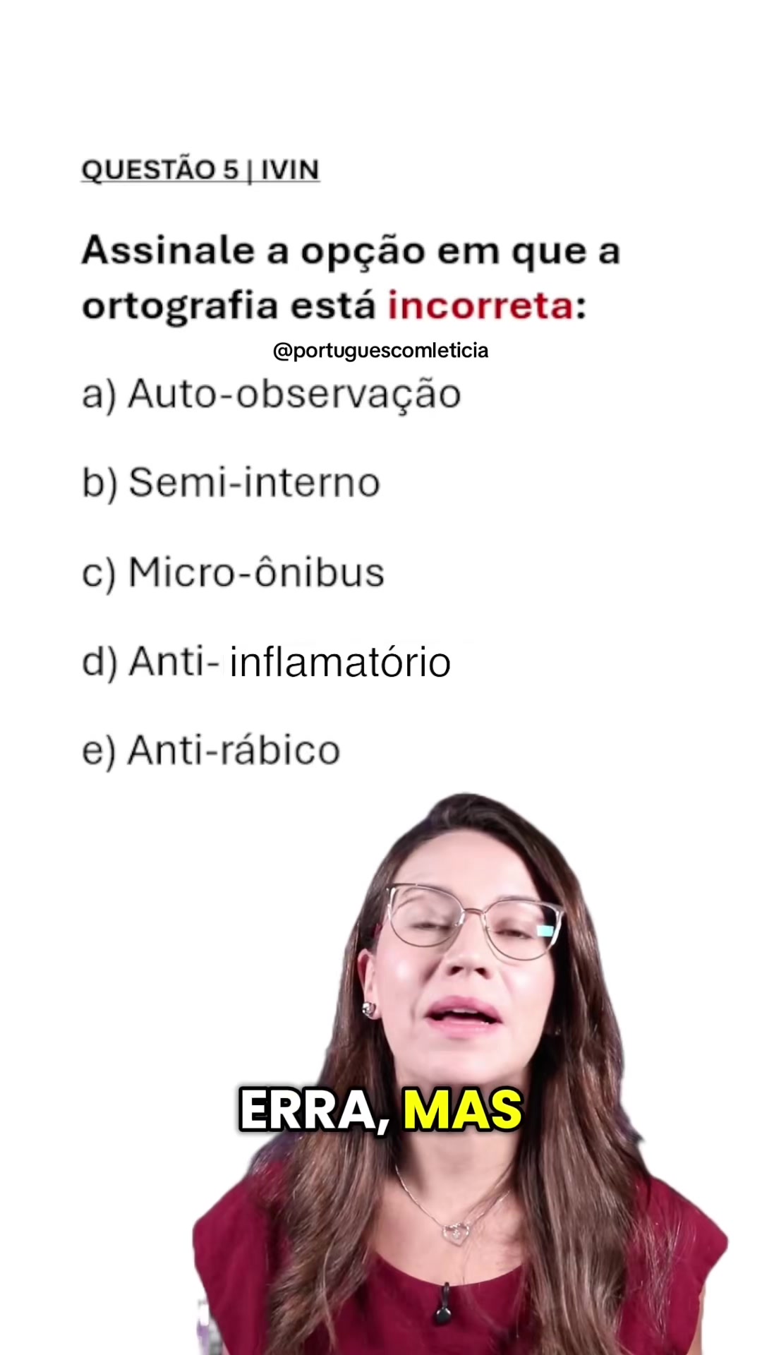@Portugu&ecirc;s com Let&iacute;cia