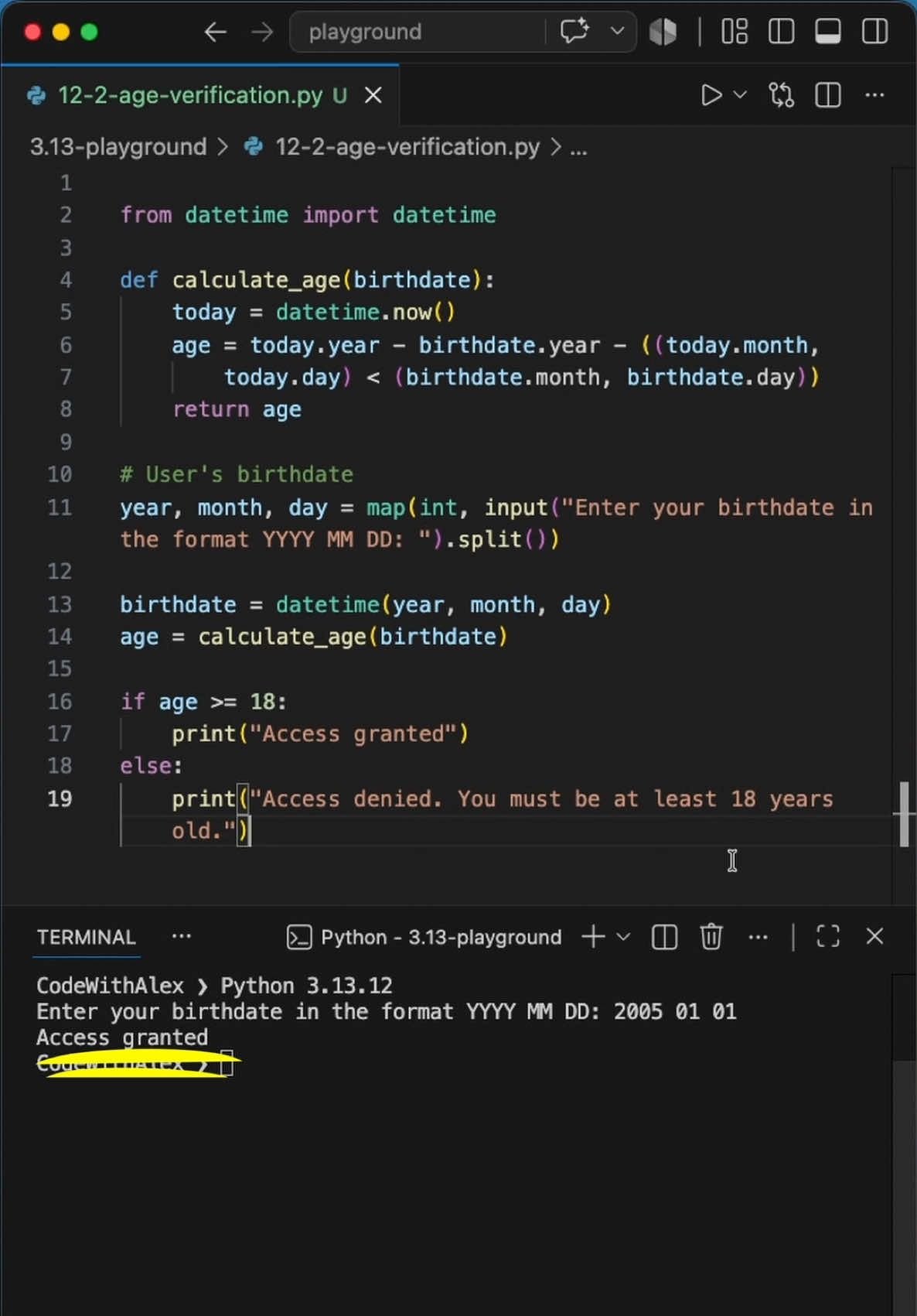 @Code With Alex