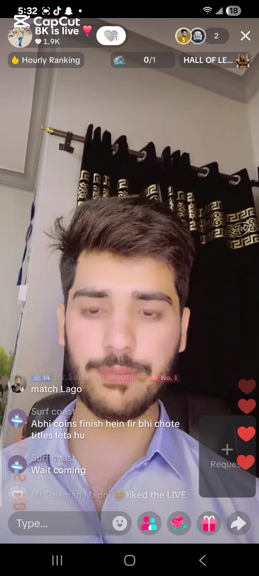 @BK is live ❣️