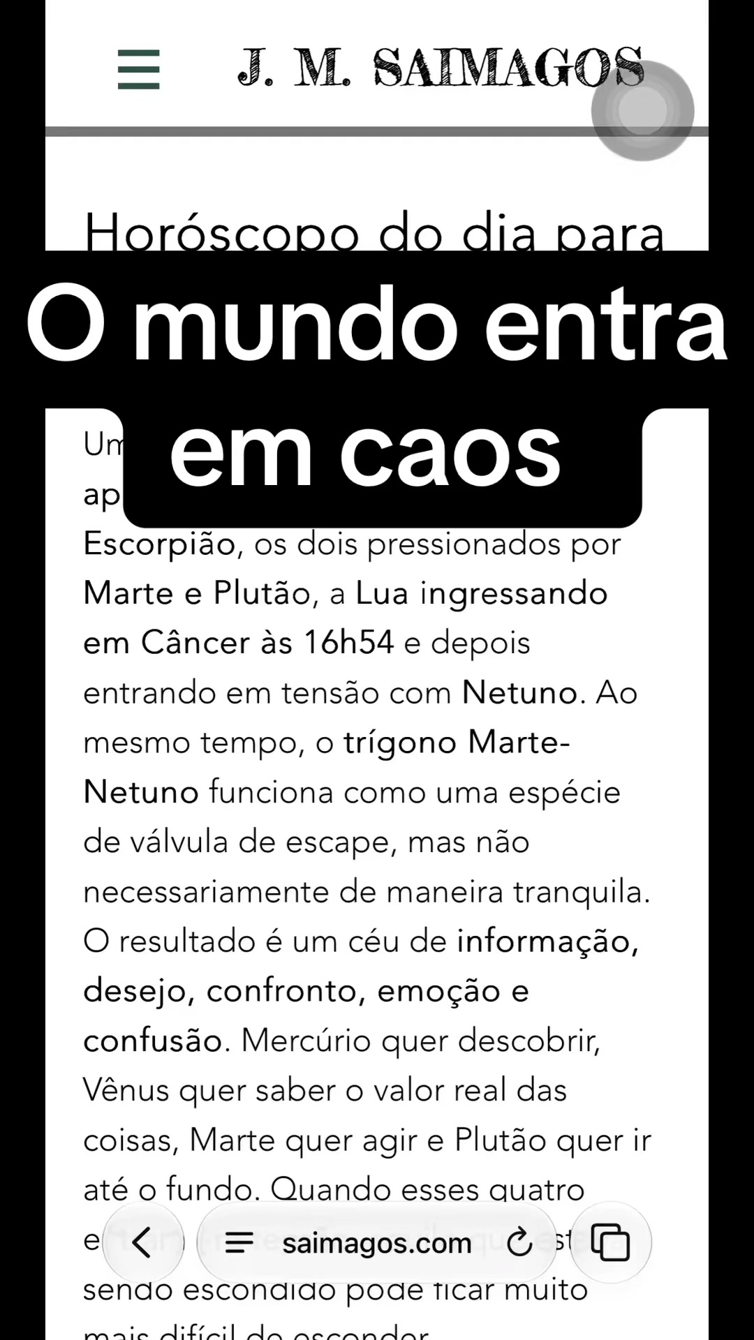 @SAI MAGOS Astrologia e Signos
