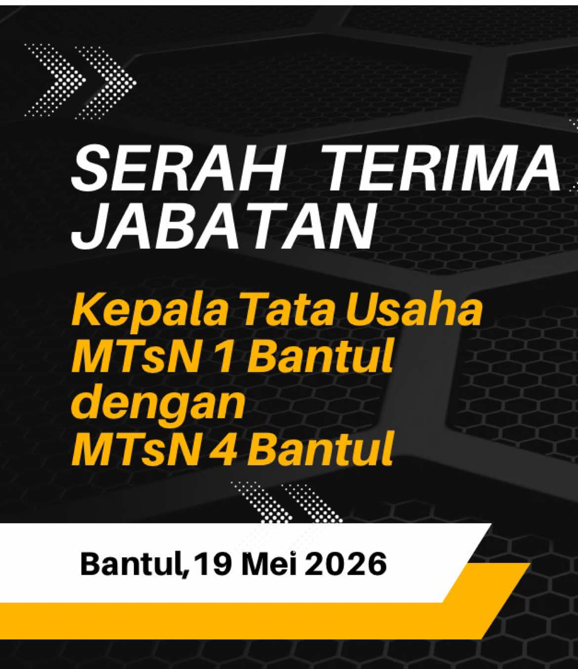 @MTs Negeri 4 Bantul