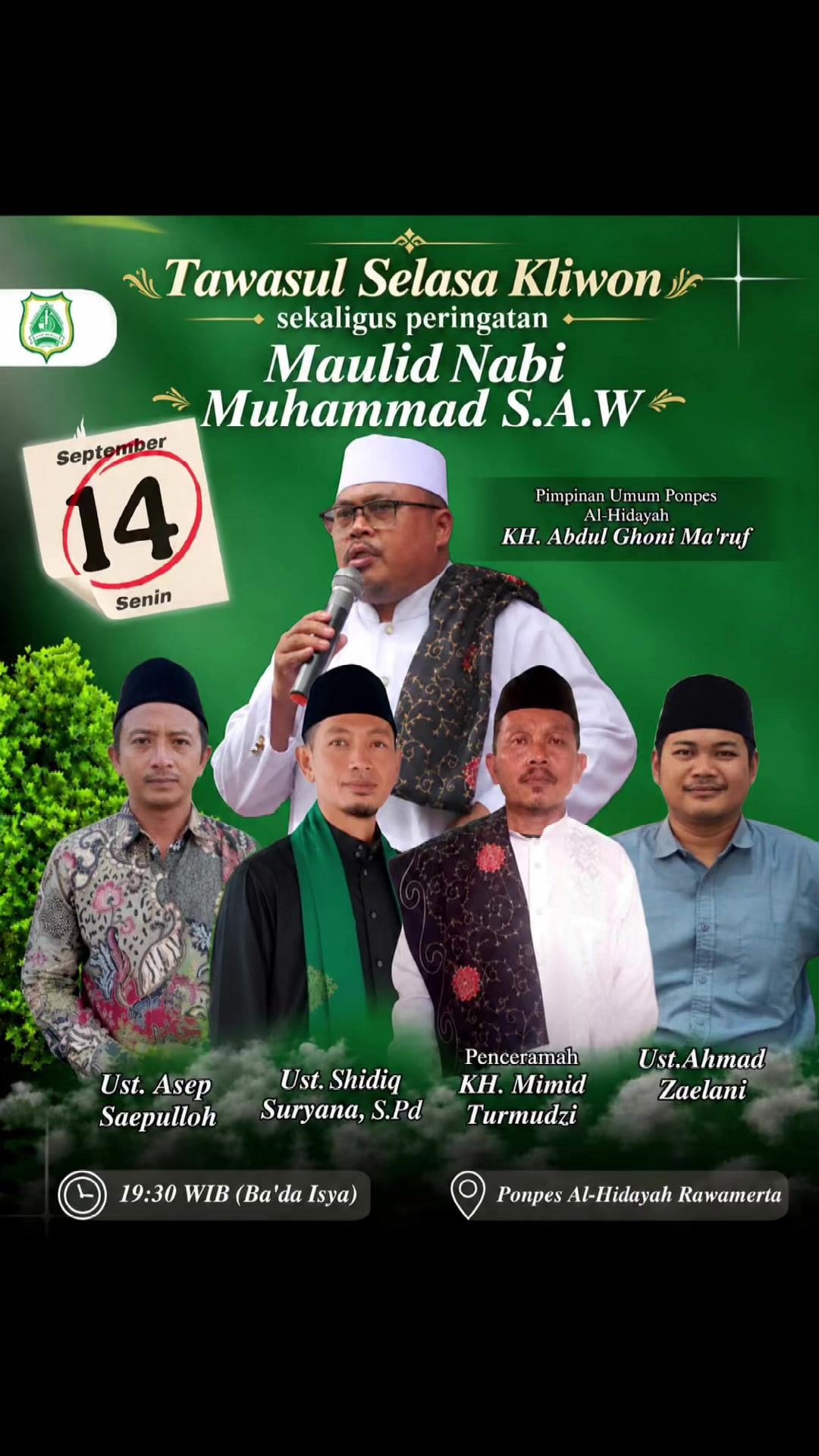 @Pesantren alhidayah Rawamerta