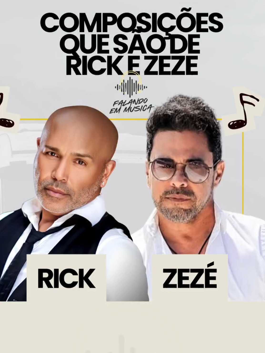 @Falando em música