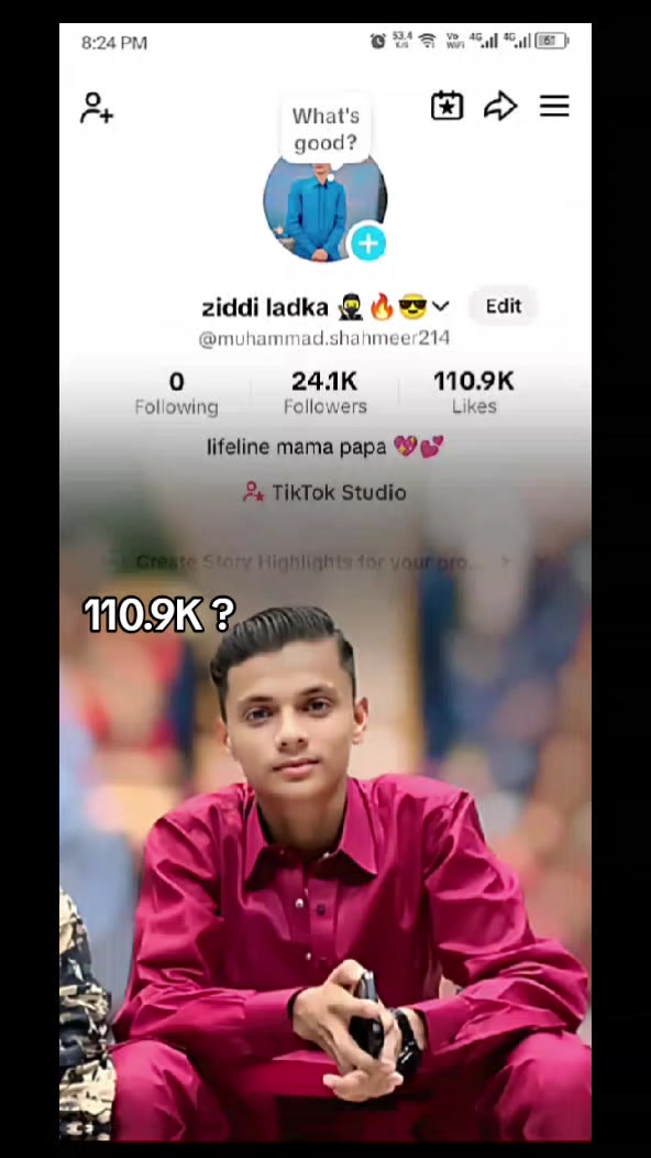@ziddi ladka 🥷🔥😎