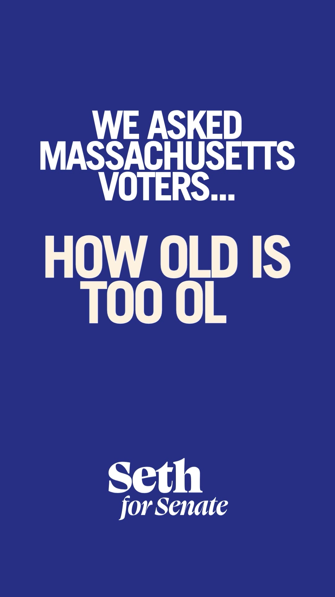 @Seth Moulton