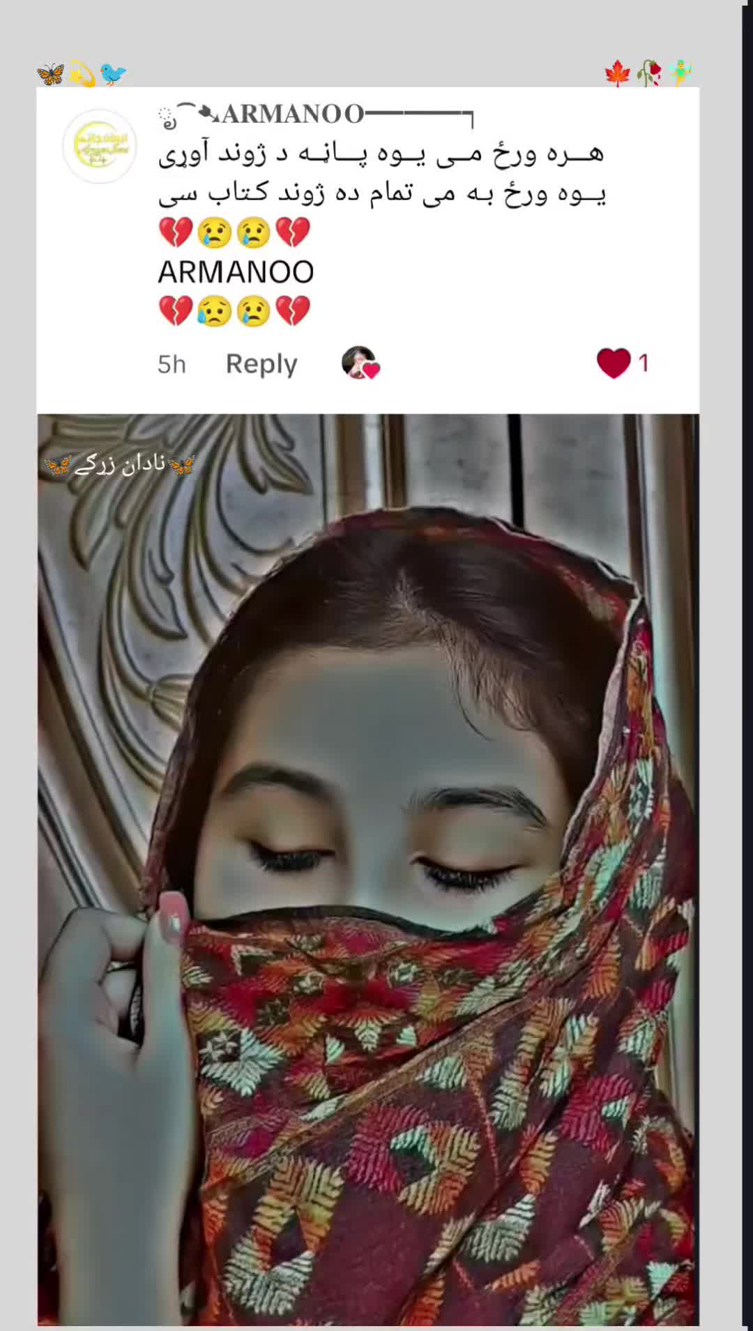 @🌷🦋 غمجنی ٹپی 🦋🌷