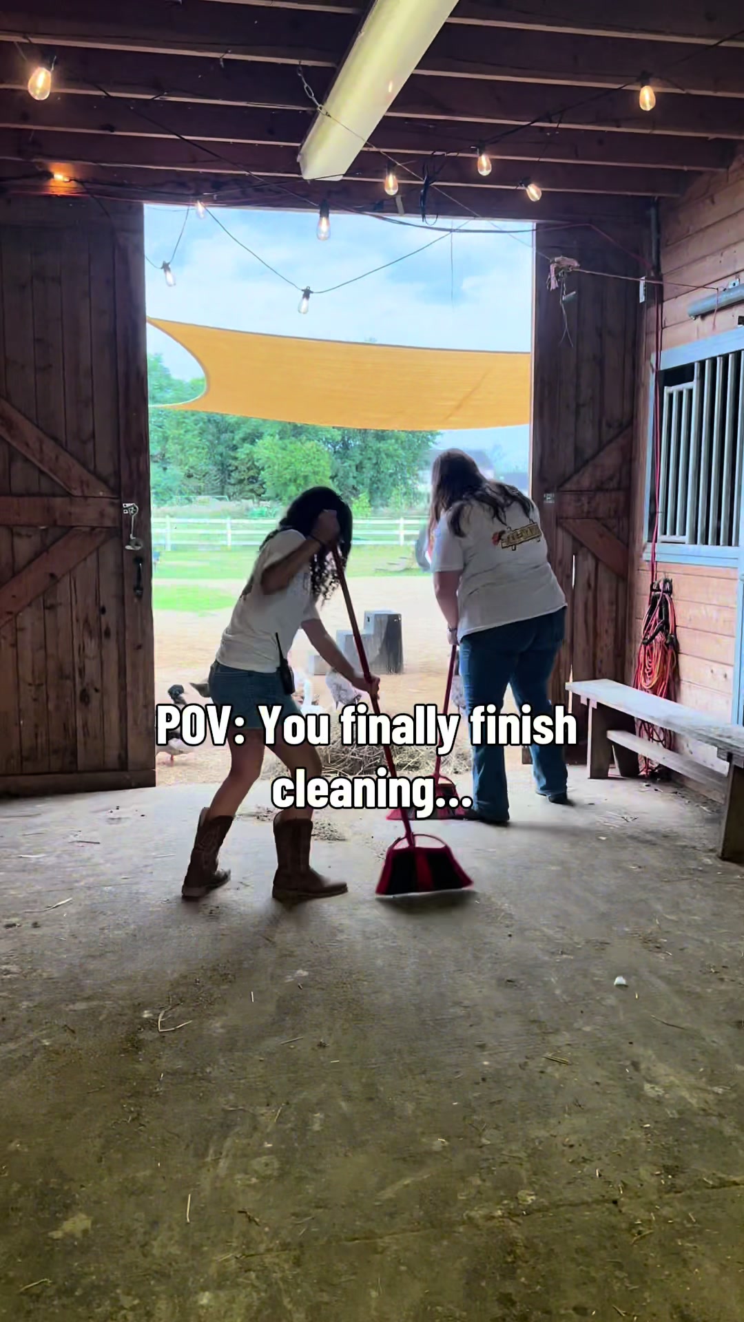 @Party at the barn 🐴