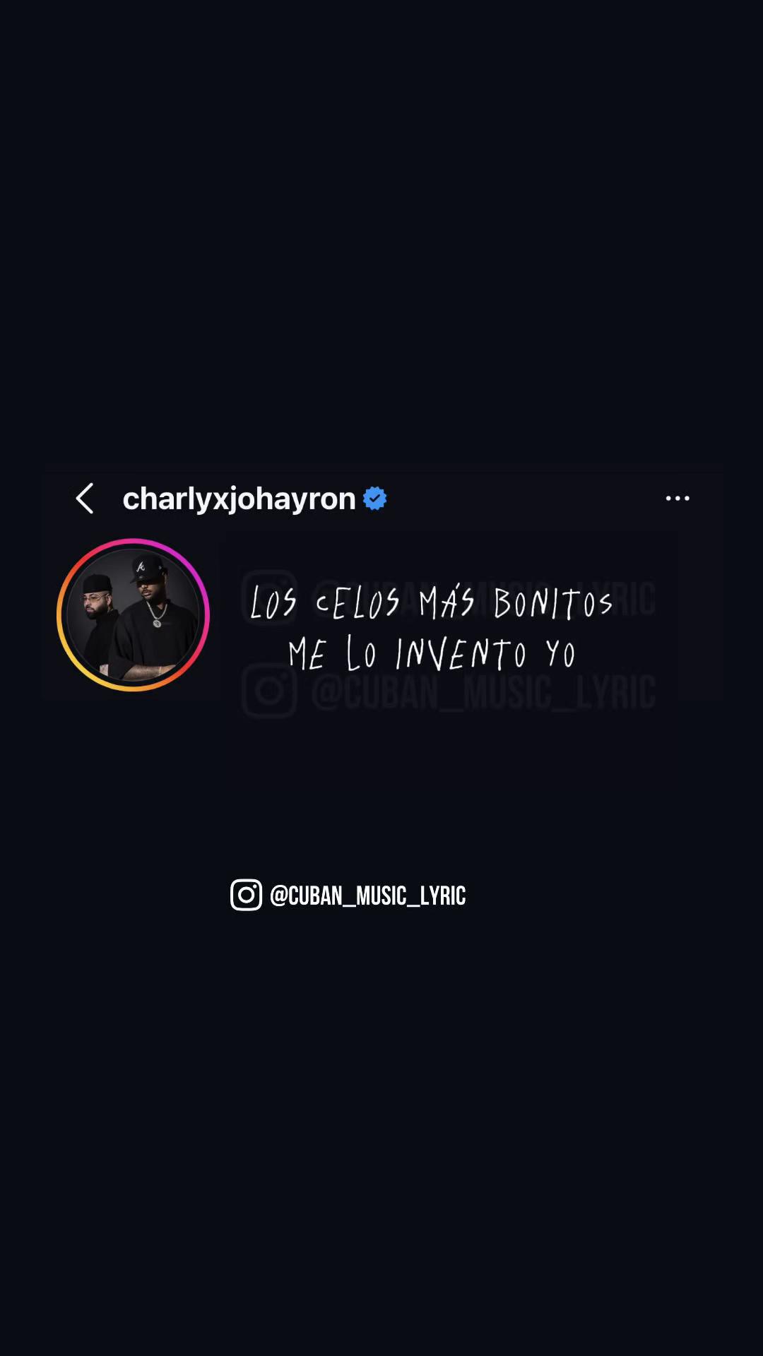 @Cuban Music Lyric