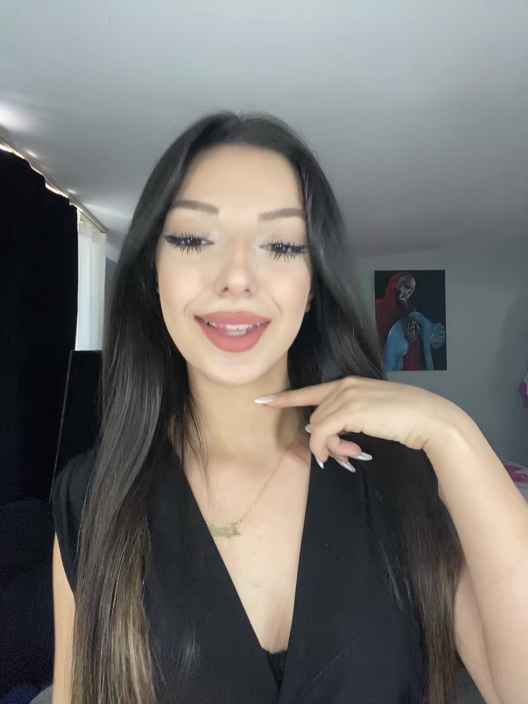 @:)
