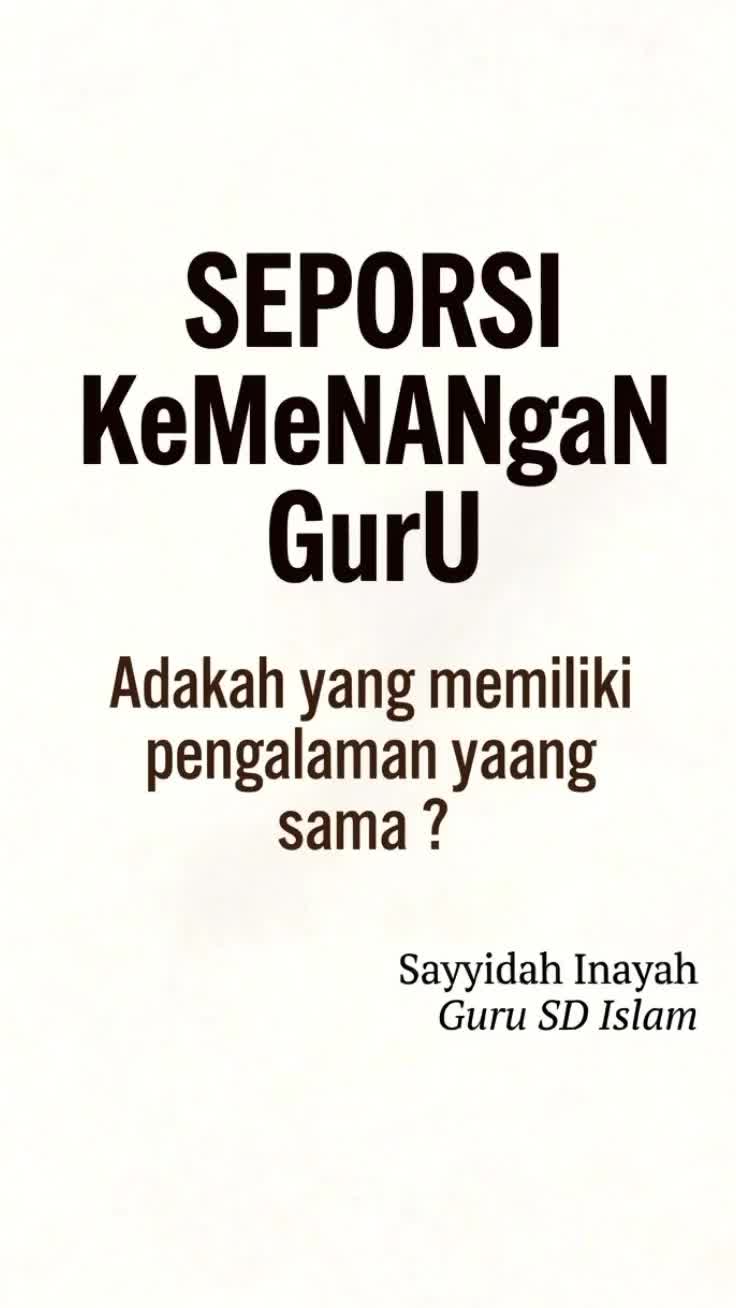 @Sayyidah Inayah ▪️Guru SD