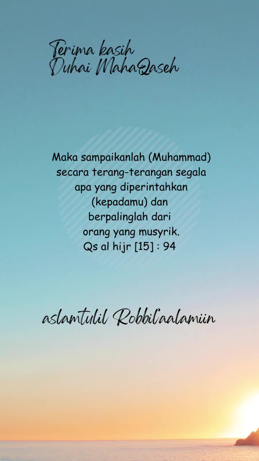 @CahayaQasehNya