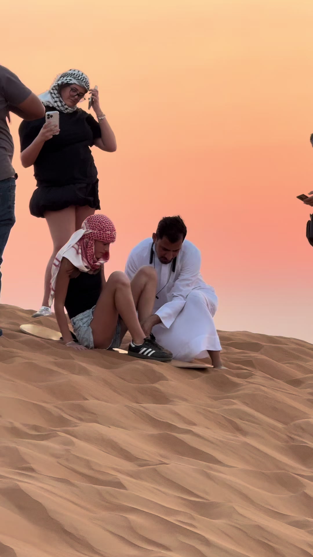 @Golden sand desert safari