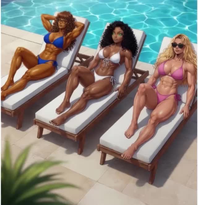 @3 crazy cartoon girls