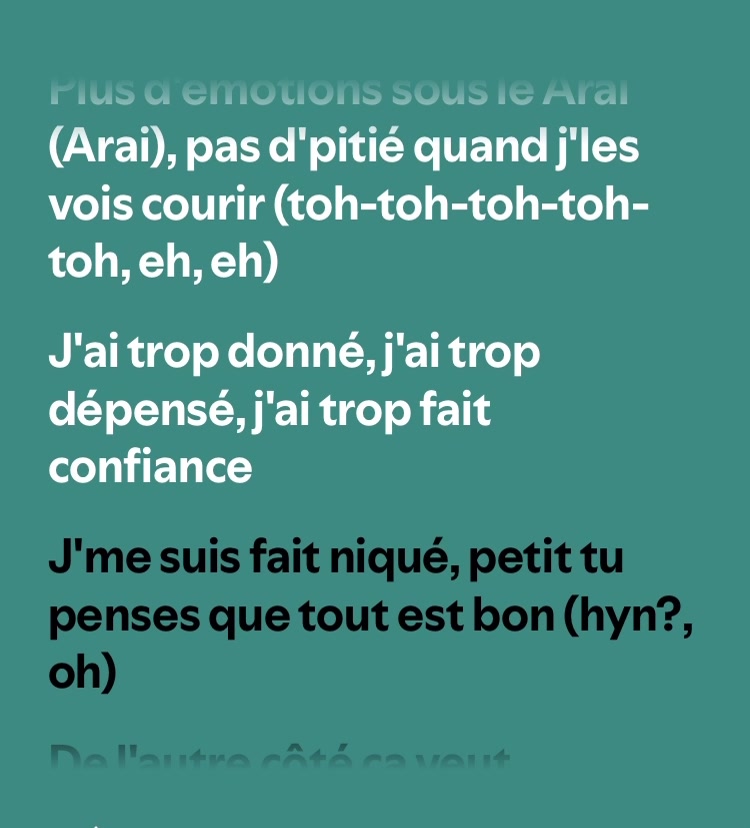 @~Raf-lyrics~