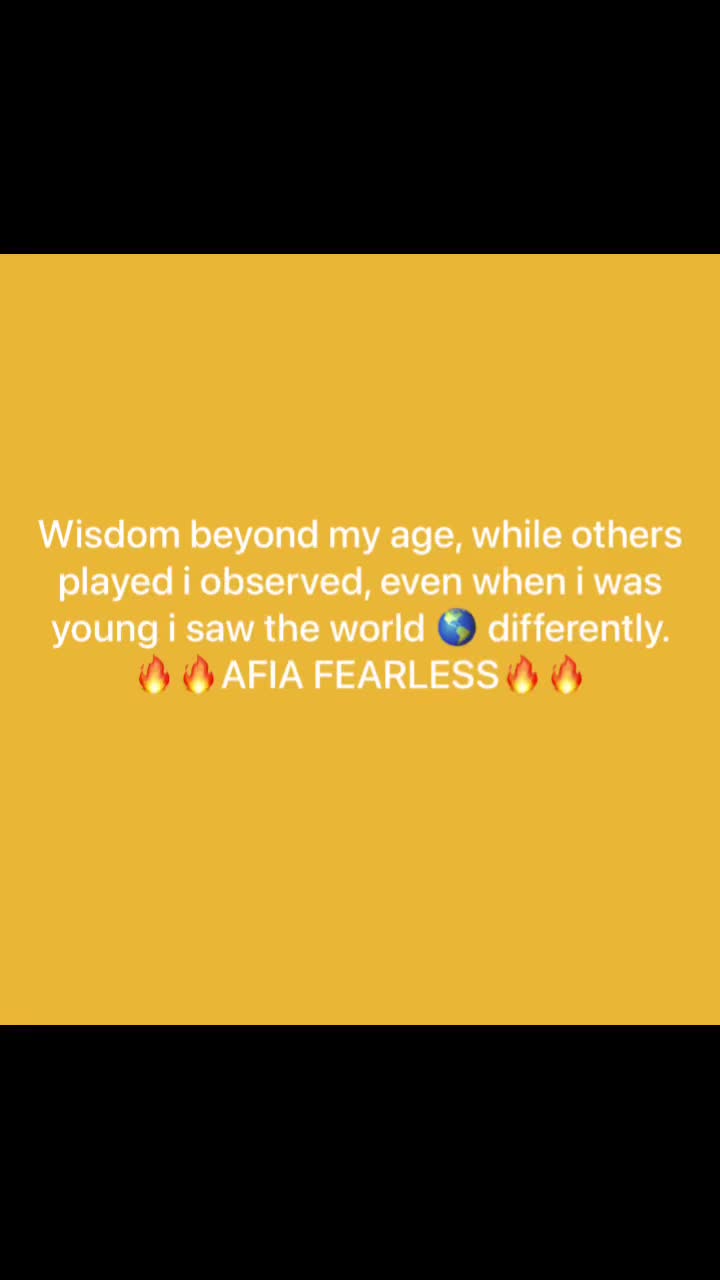 @Maame Afia Fearless 🇬🇭 🇺🇸